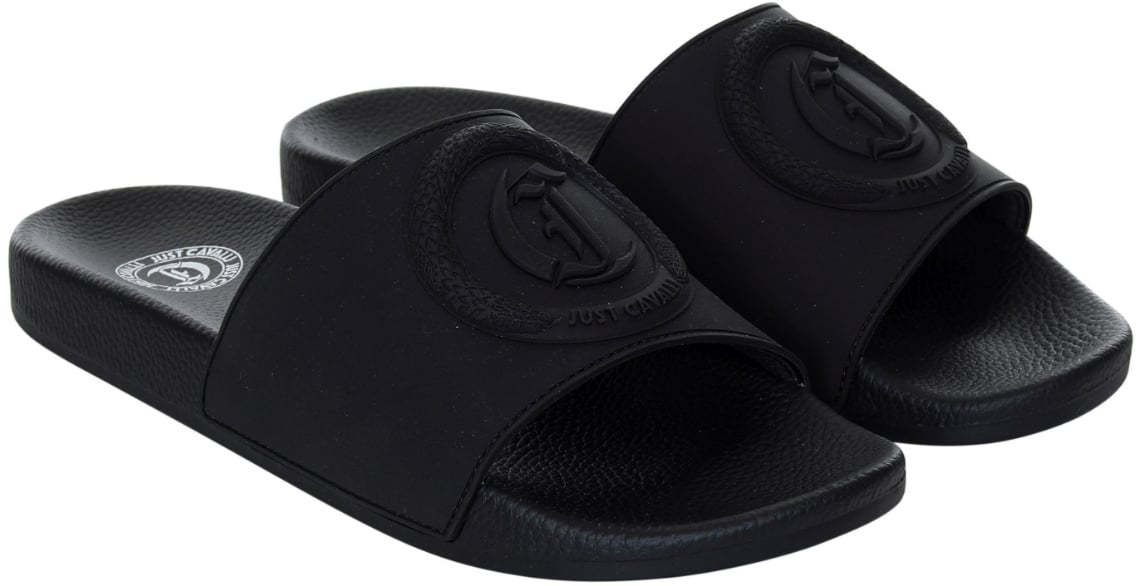Just Cavalli Sandals Black Zwart