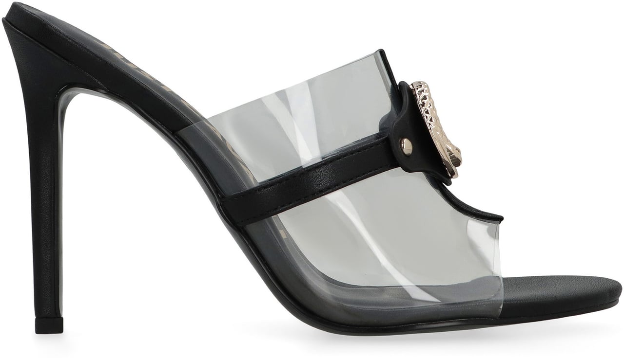 Just Cavalli Leather mules Wit