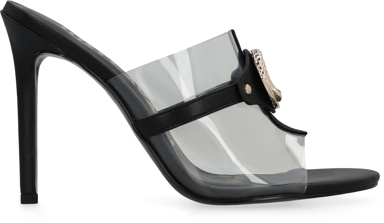 Just Cavalli Leather mules Wit