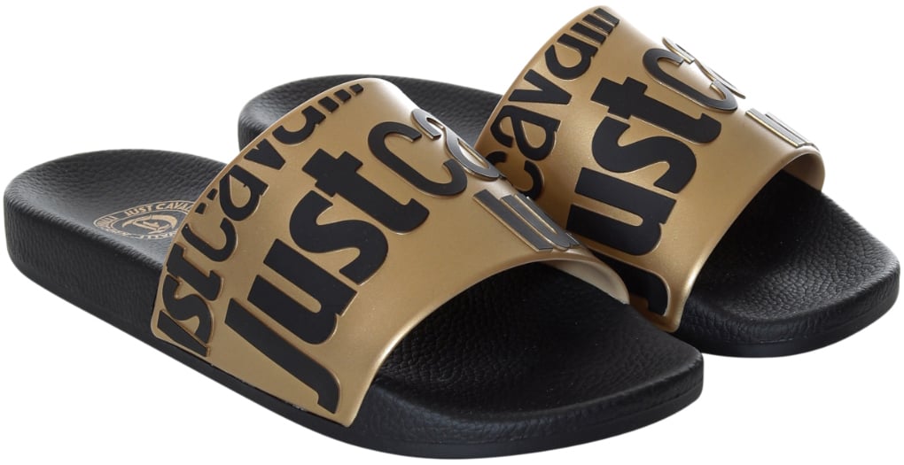 Just Cavalli Sandals Black Zwart