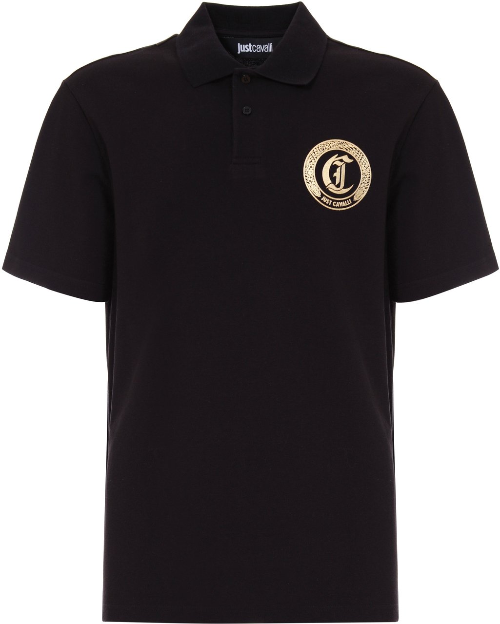 Just Cavalli T-Shirts And Polos Black Zwart