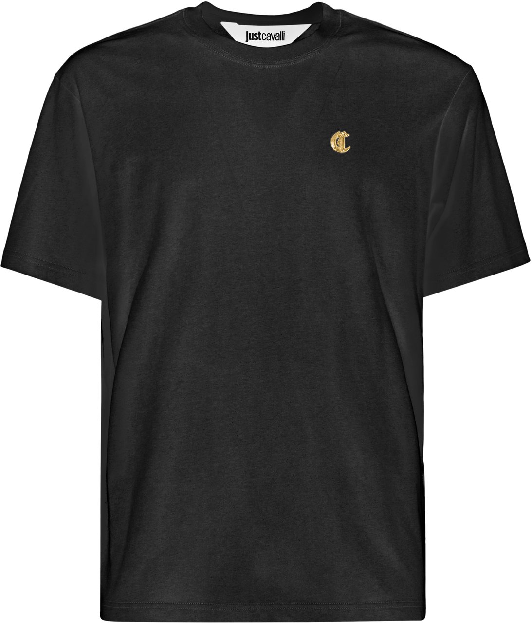Just Cavalli T-Shirts And Polos Black Zwart