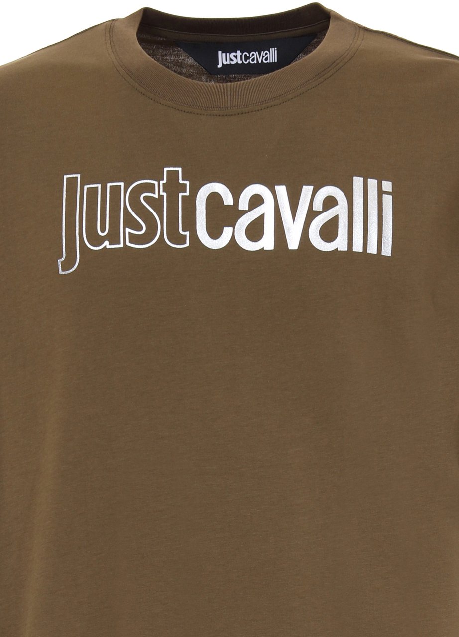 Just Cavalli T-Shirts And Polos Green Groen