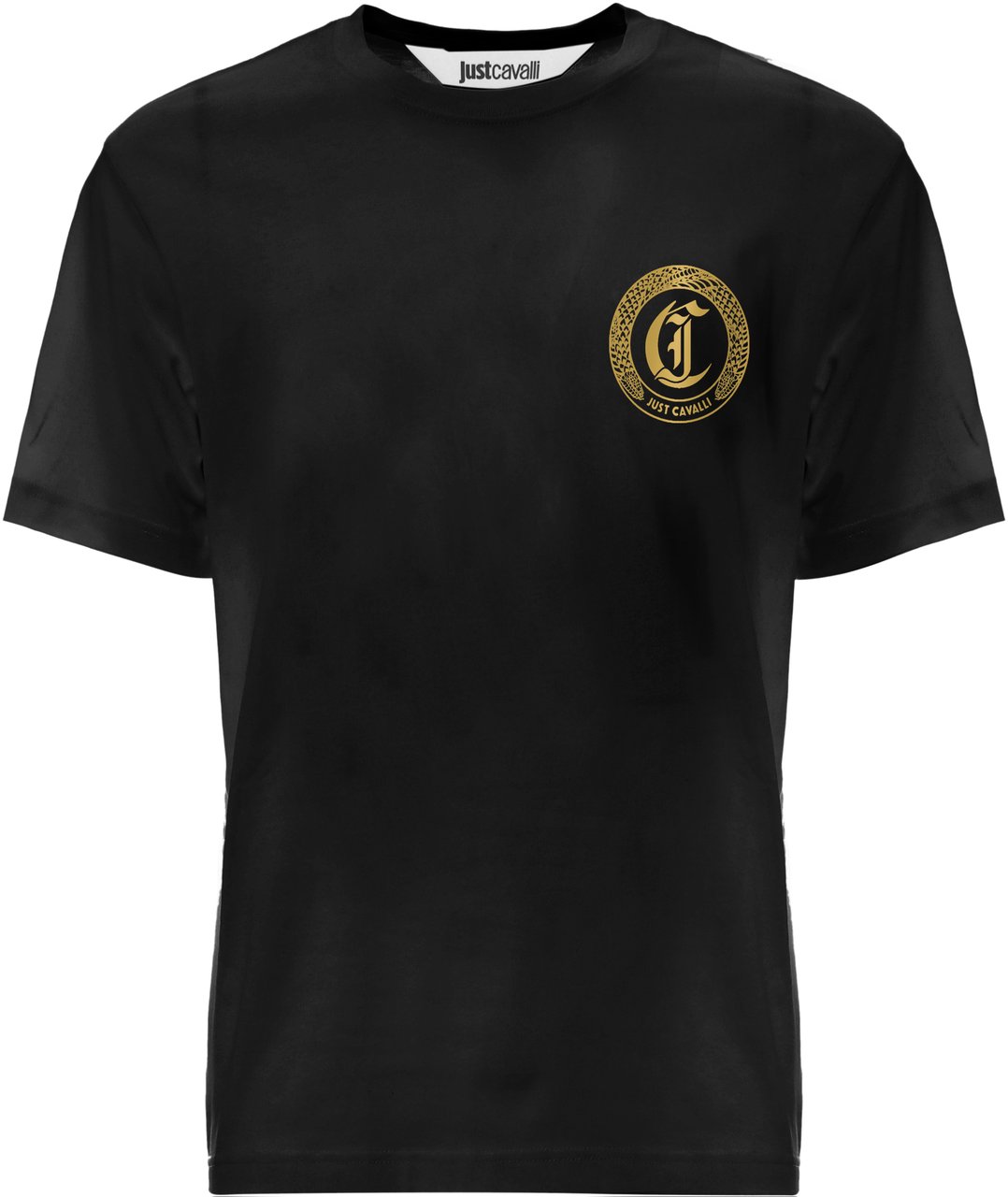 Just Cavalli T-Shirts And Polos Black Zwart