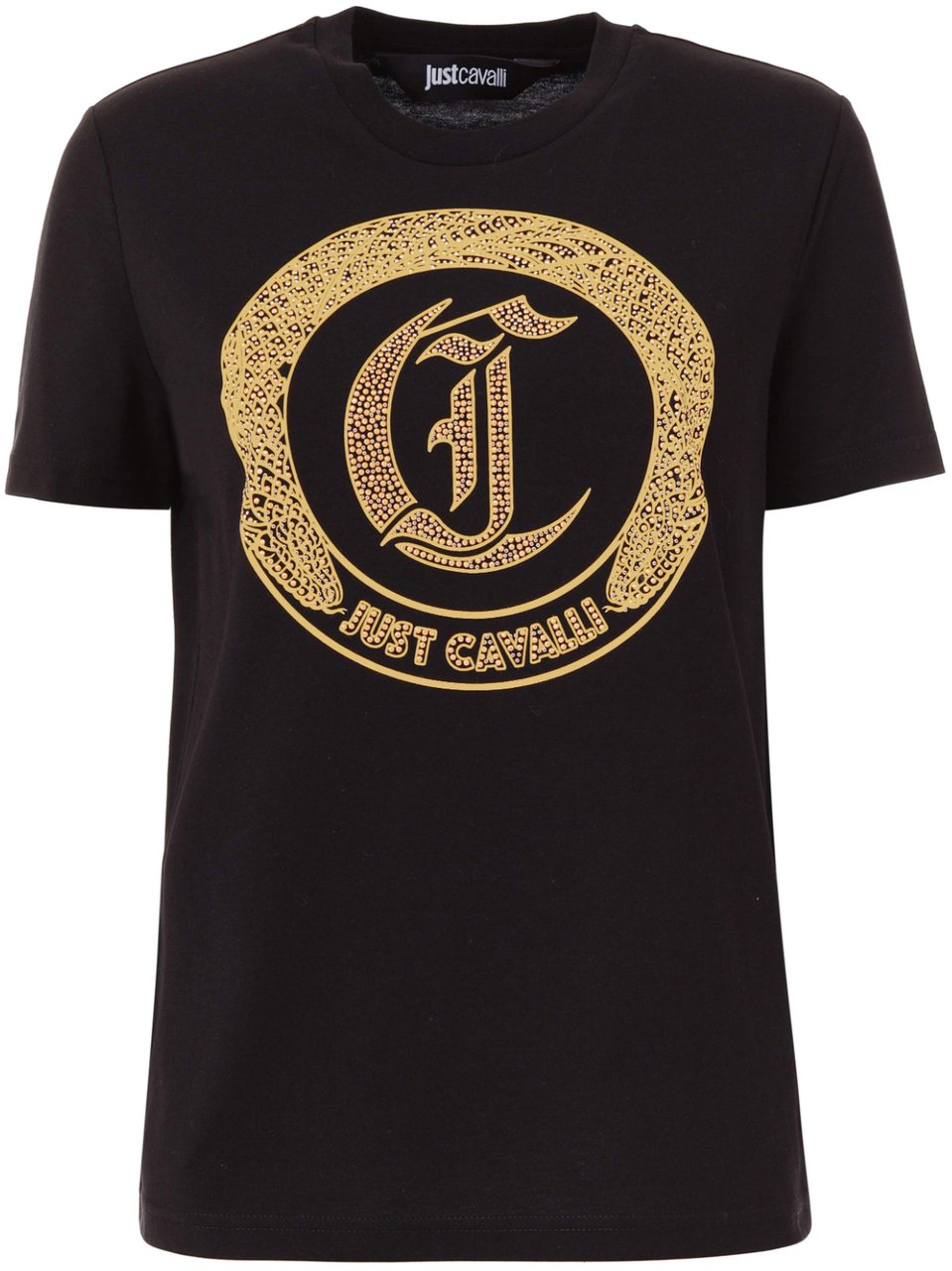Just Cavalli T-Shirts And Polos Black Zwart