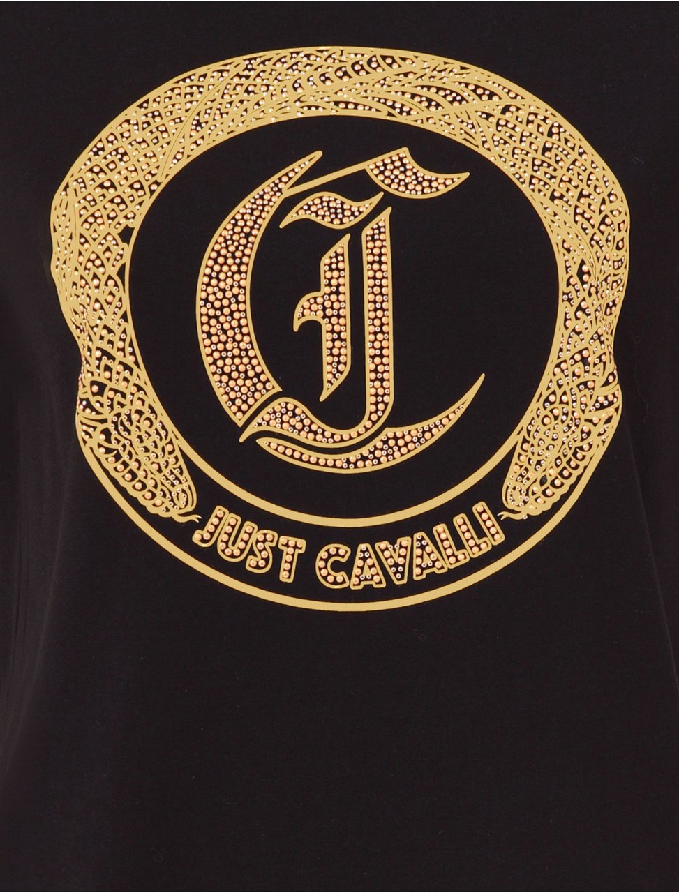 Just Cavalli T-Shirts And Polos Black Zwart