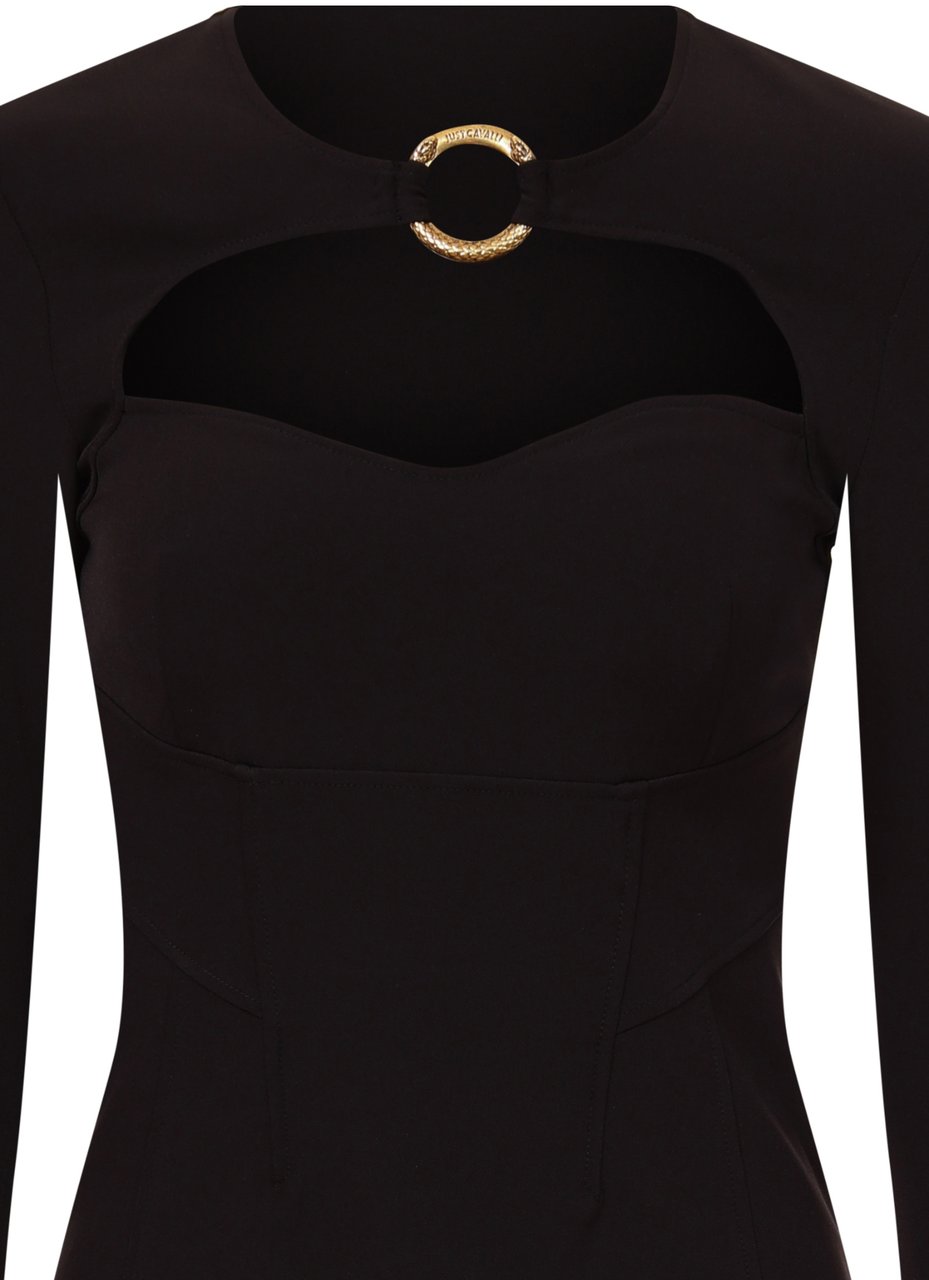 Just Cavalli Dresses Black Zwart