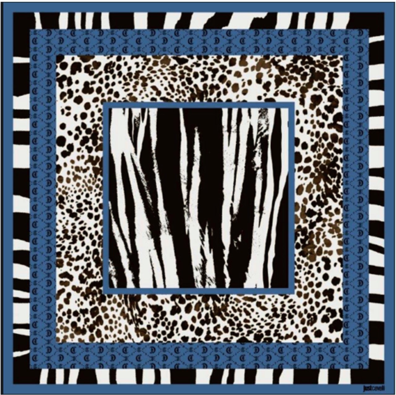 Just Cavalli Scarfs Black Zwart