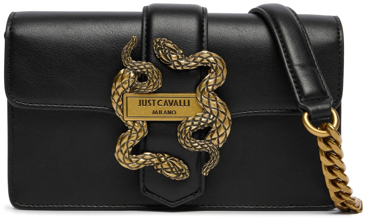 Just Cavalli Wallets Black Zwart