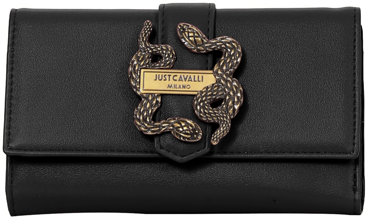 Just Cavalli Wallets Black Zwart