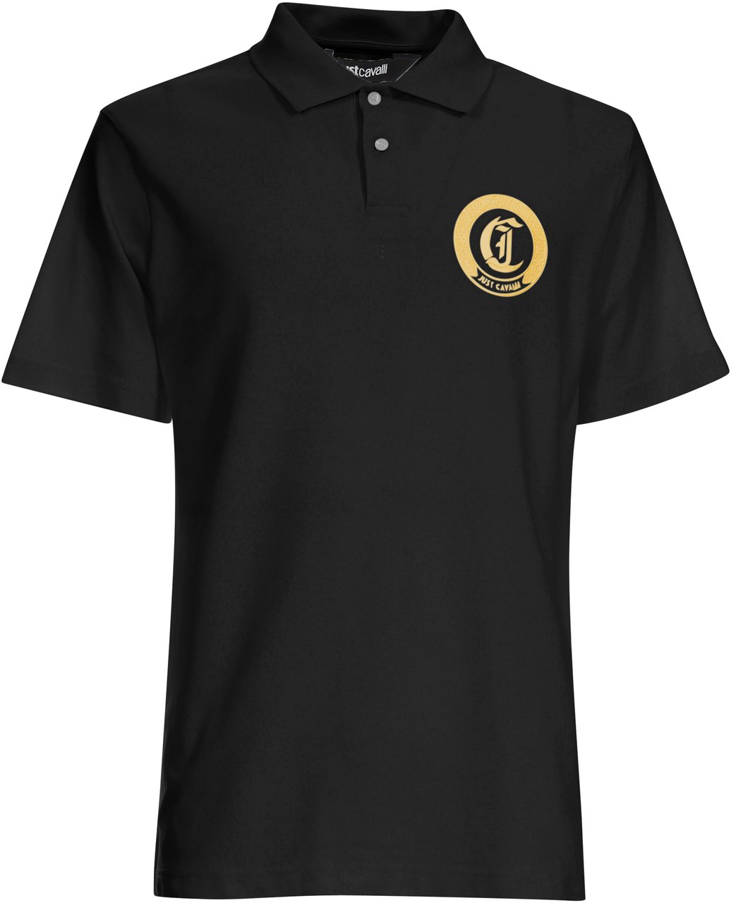 Just Cavalli T-Shirts And Polos Black Zwart