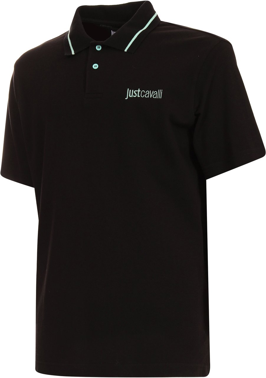 Just Cavalli T-Shirts And Polos Black Zwart