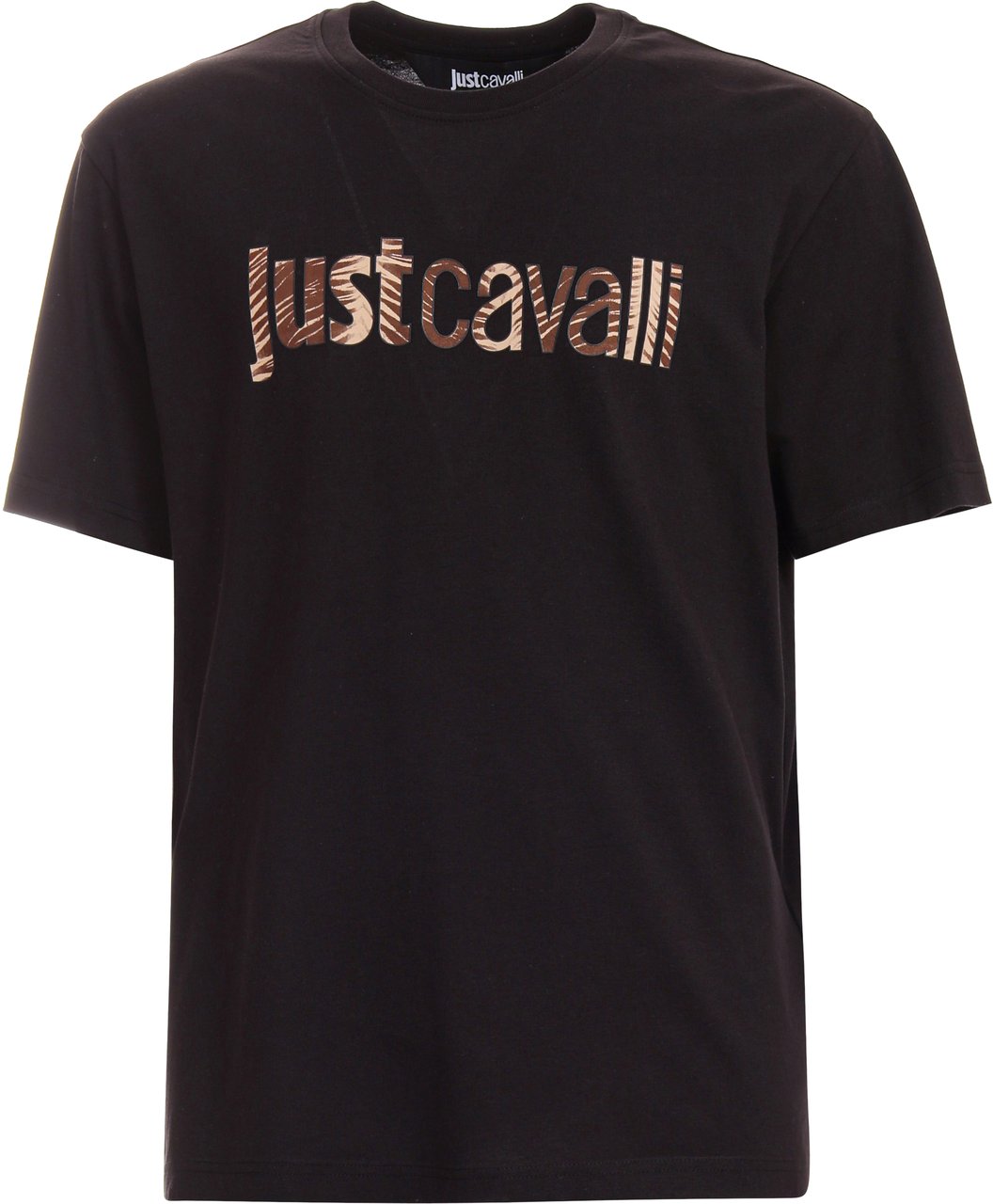 Just Cavalli T-Shirts And Polos Black Zwart