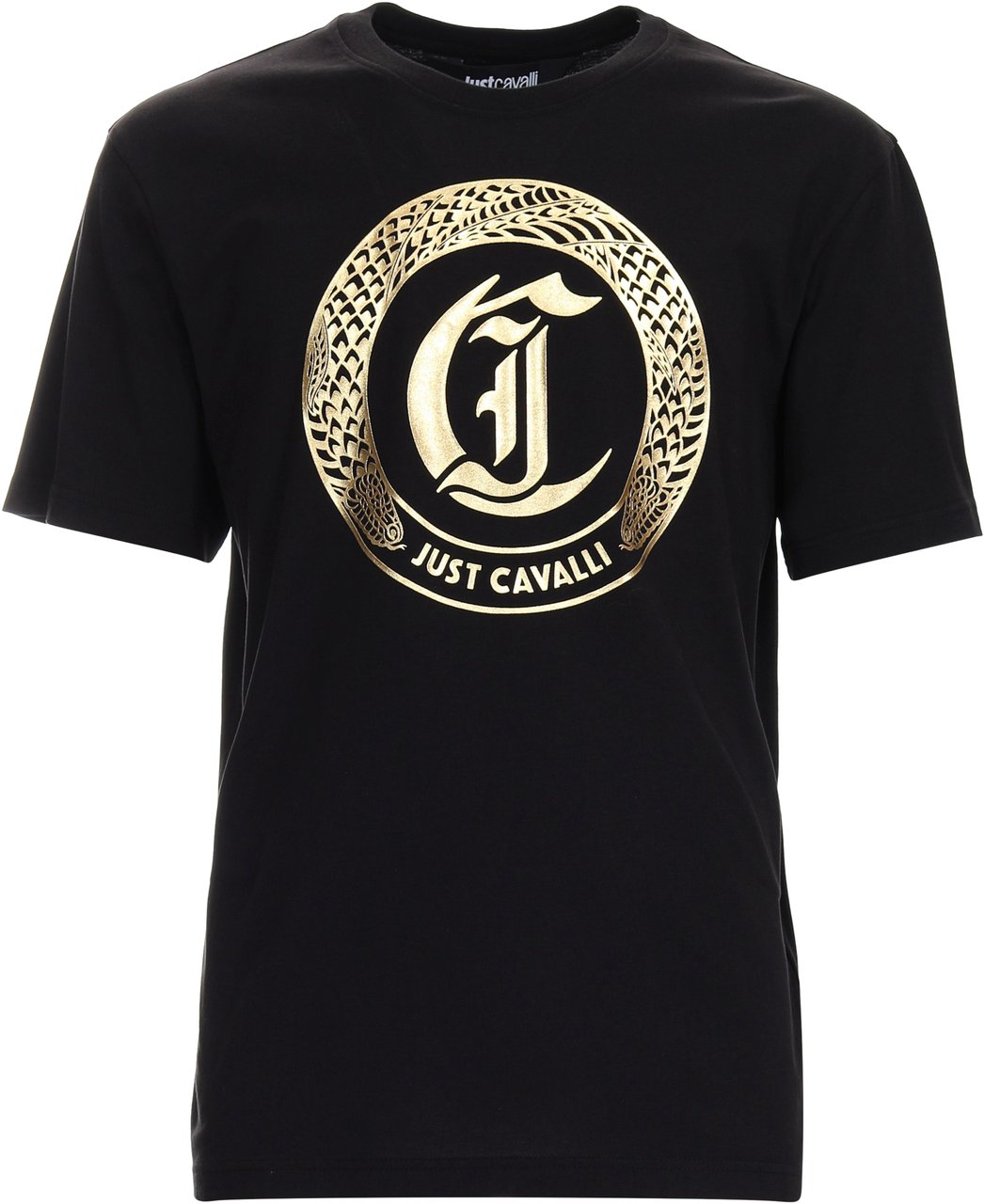 Just Cavalli T-Shirts And Polos Black Zwart