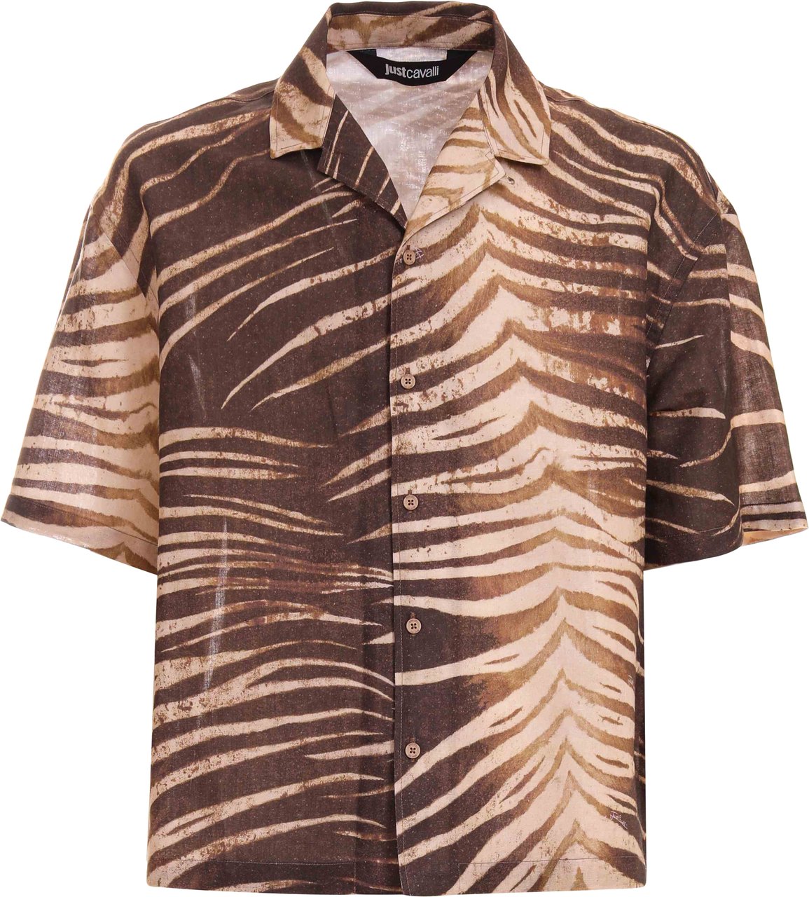 Just Cavalli Shirts Beigemarrone Bruin