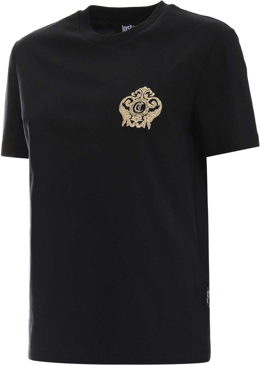 Just Cavalli T-Shirts And Polos Black Zwart