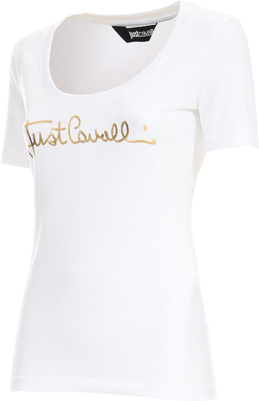 Just Cavalli T-Shirts And Polos White Wit