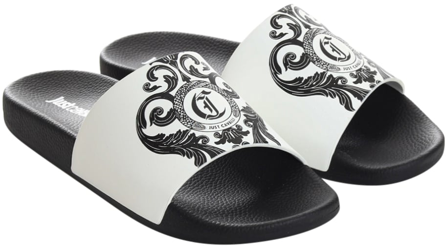 Just Cavalli Sandals Black Zwart