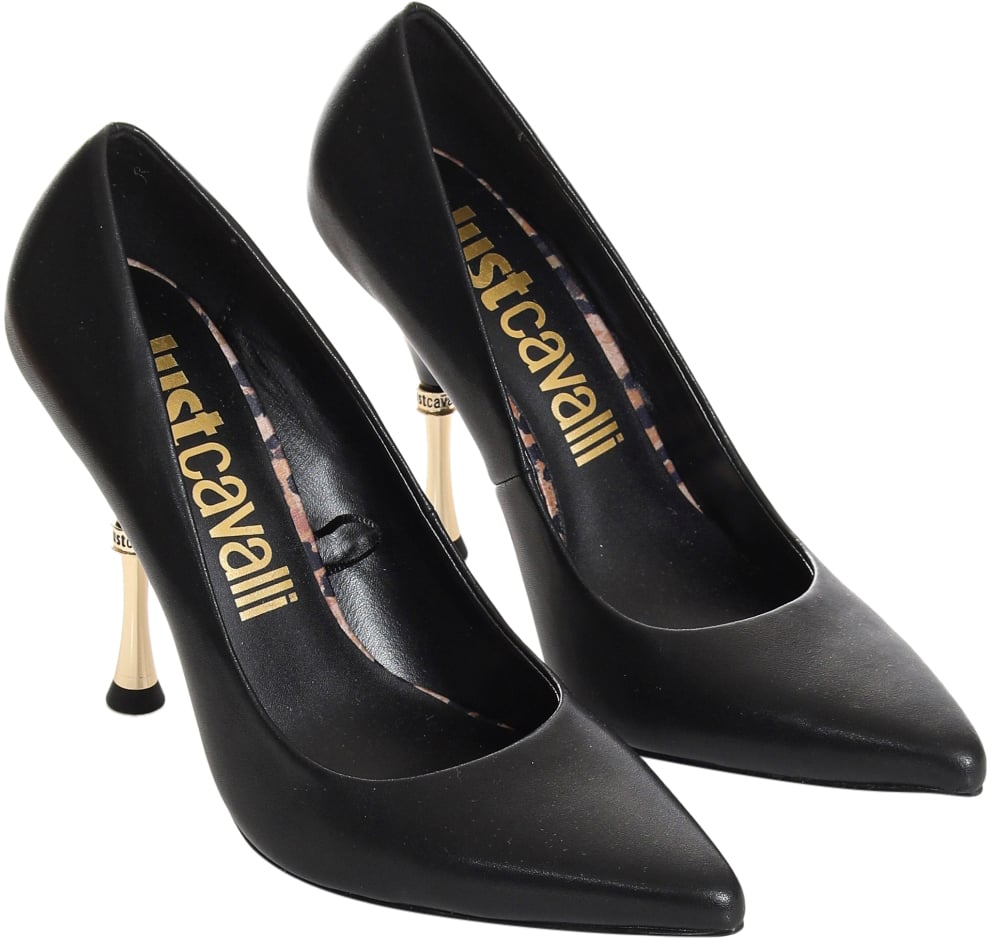 Just Cavalli High Heel Shoes Black Zwart