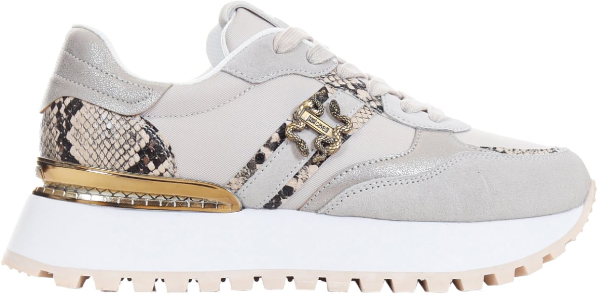 Just Cavalli Sneakers Brown Wit