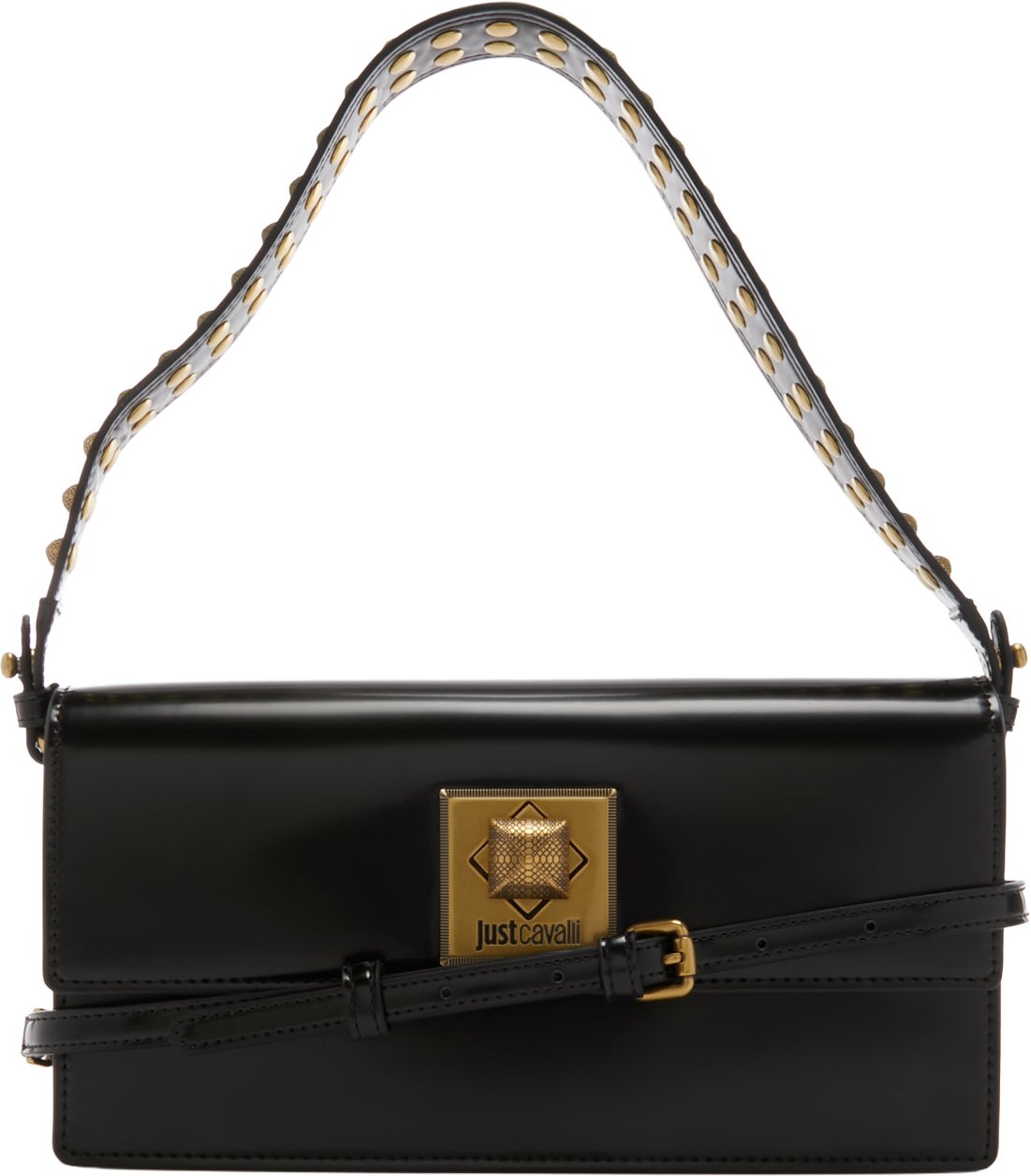 Just Cavalli Metal Studs - Tas - Zwart Zwart