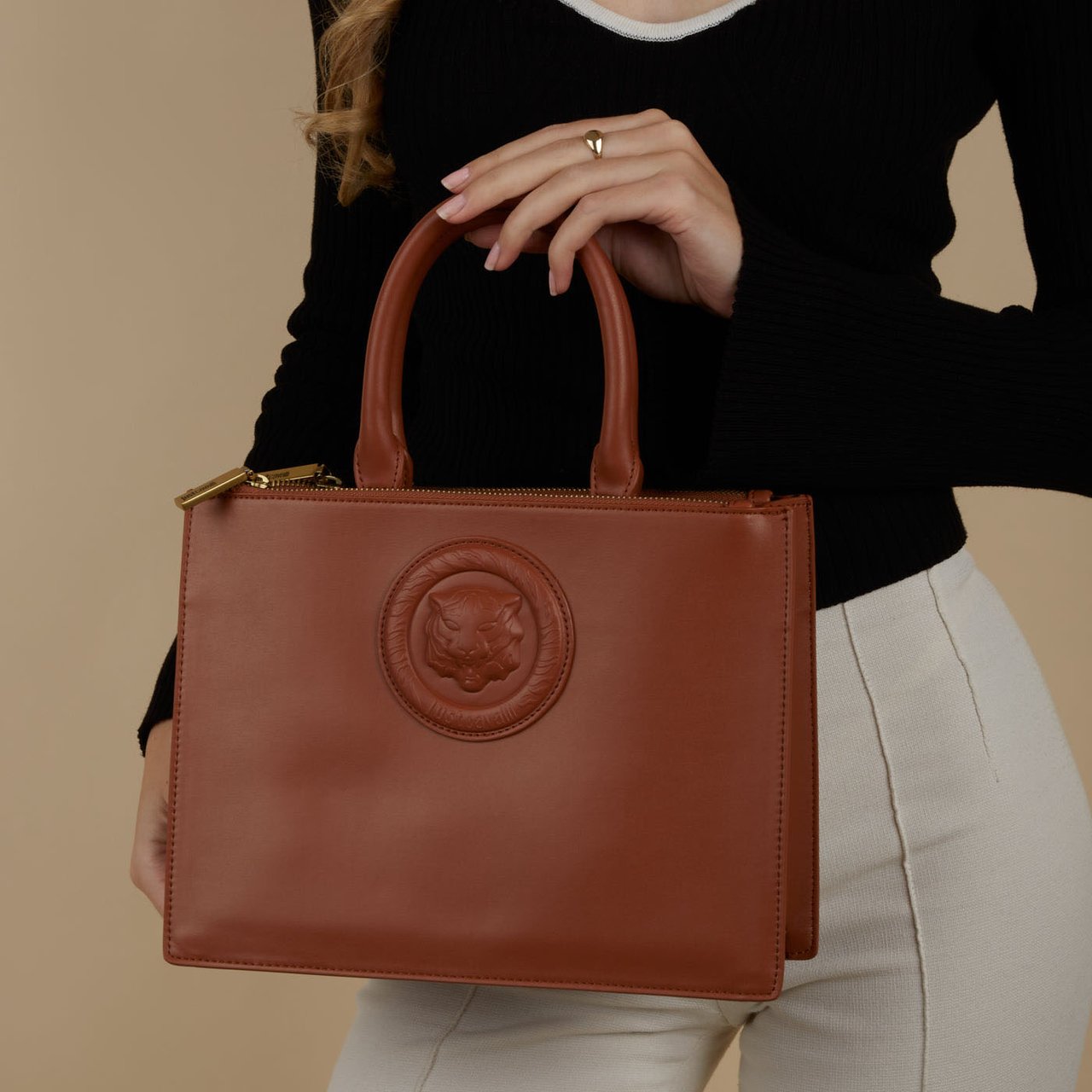 Just Cavalli Tiger - Tas - Bruin Bruin