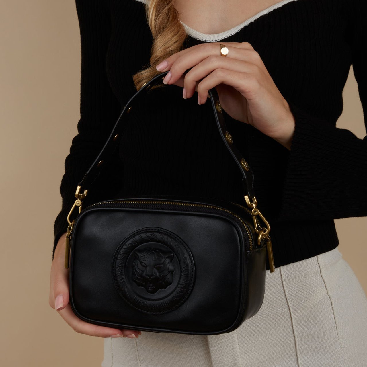 Just Cavalli Tiger - Tas - Zwart Zwart