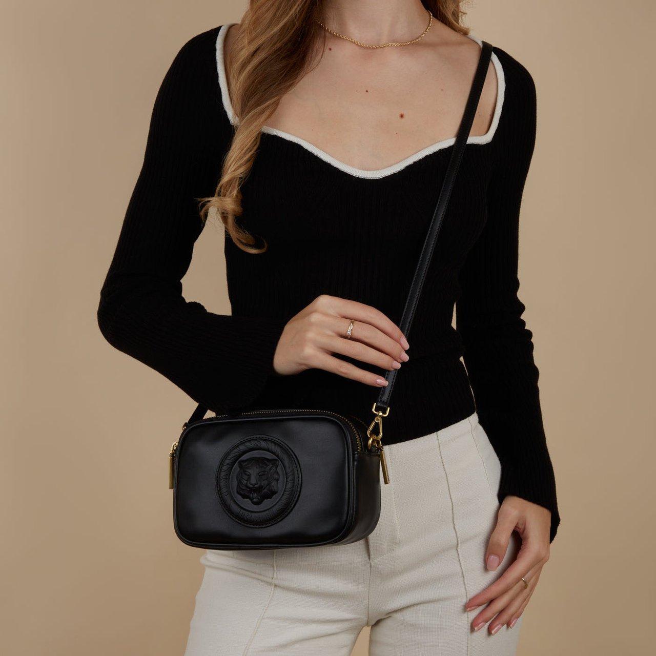 Just Cavalli Tiger - Tas - Zwart Zwart