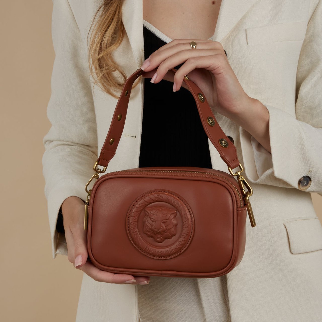 Just Cavalli Tiger - Tas - Bruin Bruin