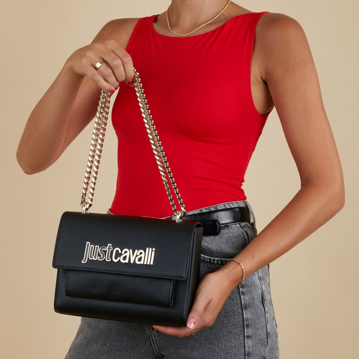 Just Cavalli - Tas - Zwart Zwart