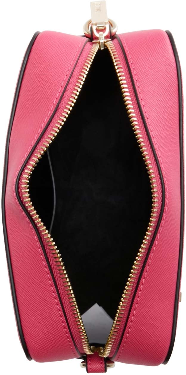 Just Cavalli Metal Kunstleer Crossbody Tas Roze