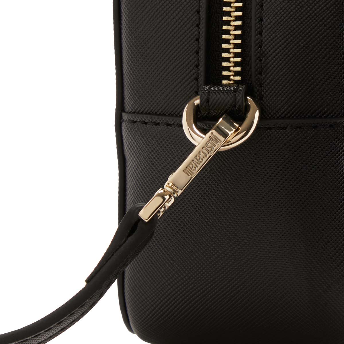 Just Cavalli Metal Crossbody Tas Zwart