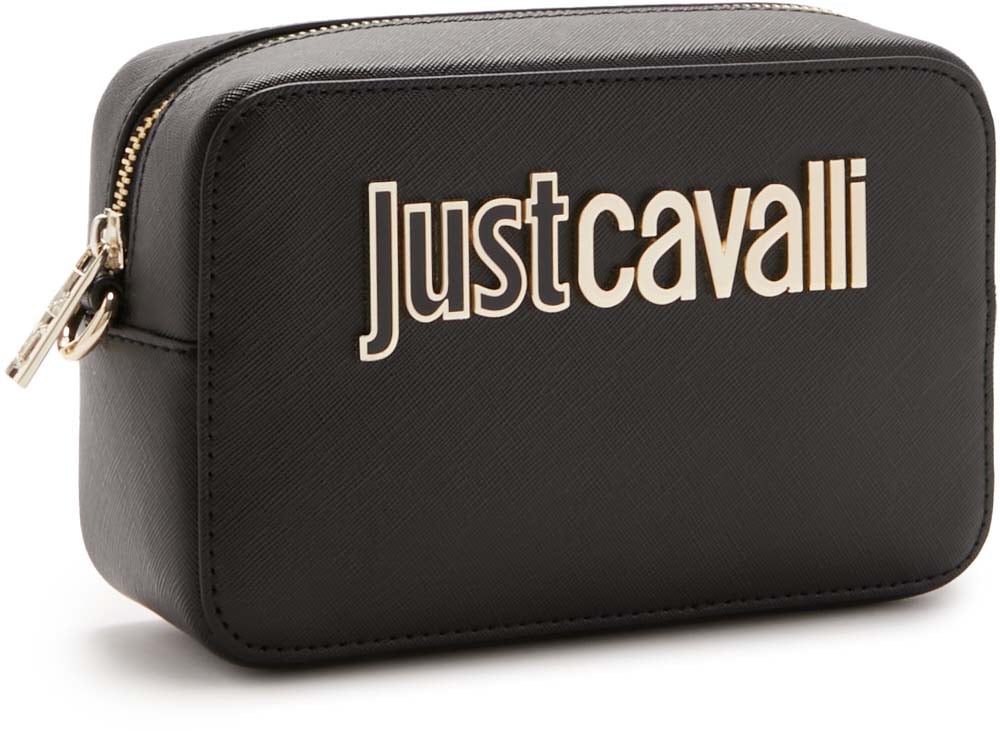 Just Cavalli Metal Crossbody Tas Zwart