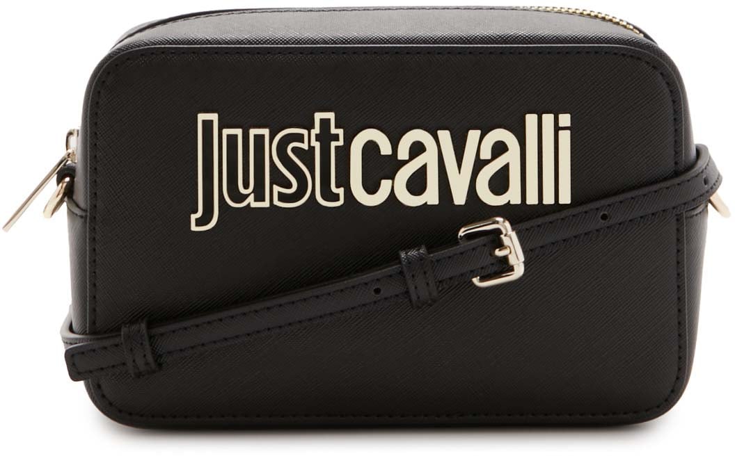Just Cavalli Metal Crossbody Tas Zwart