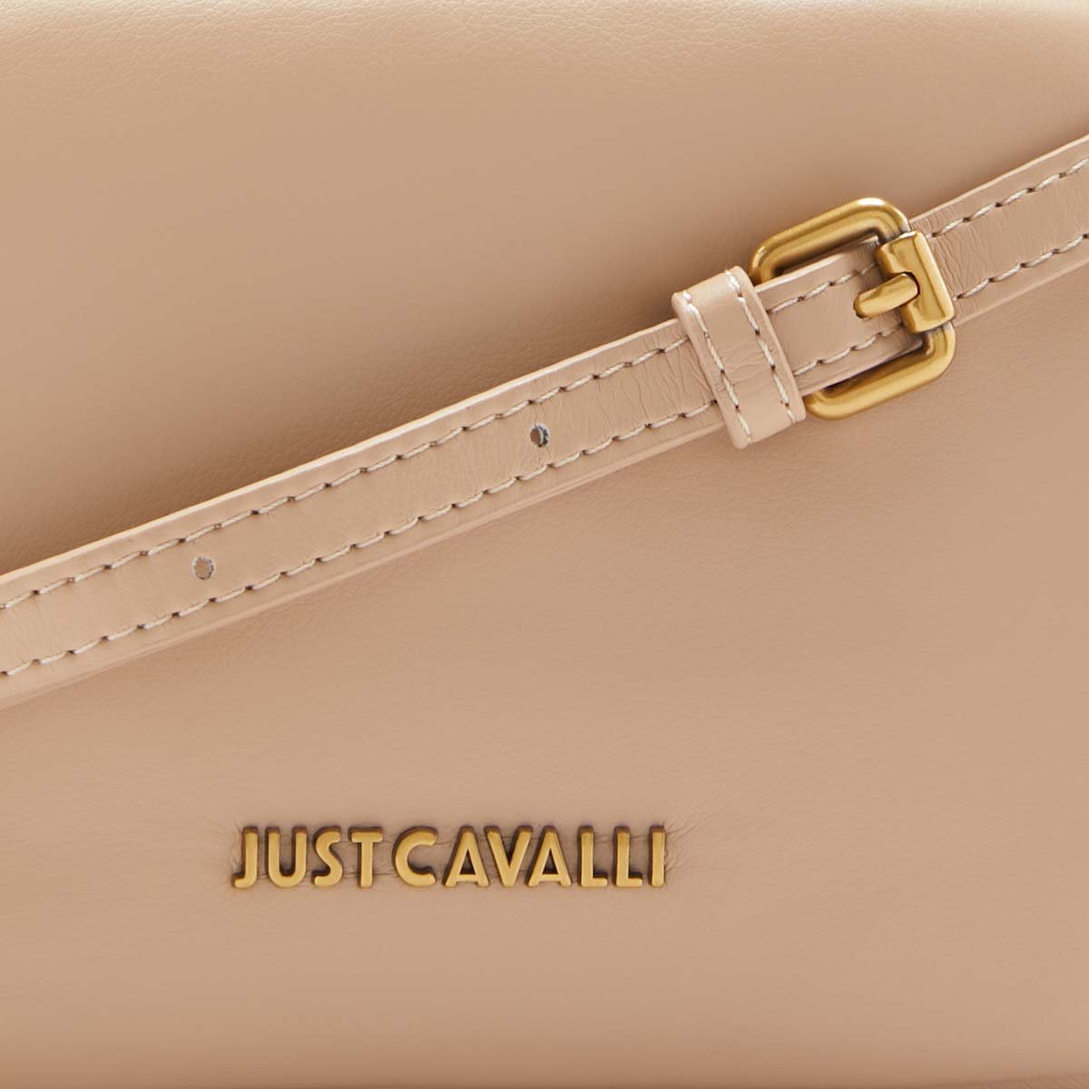 Just Cavalli Puffy Crossbody Tas Beige
