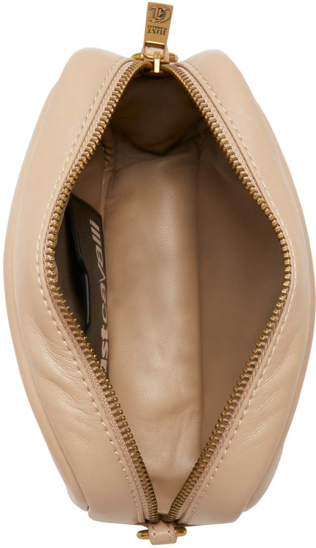 Just Cavalli Puffy Crossbody Tas Beige