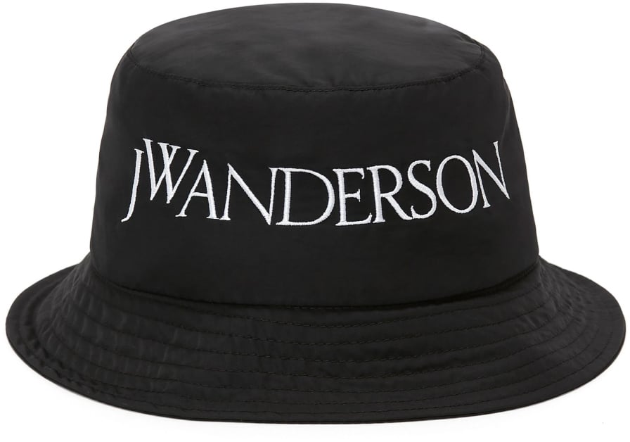 J.W. Anderson Logo Bucket Hat Zwart