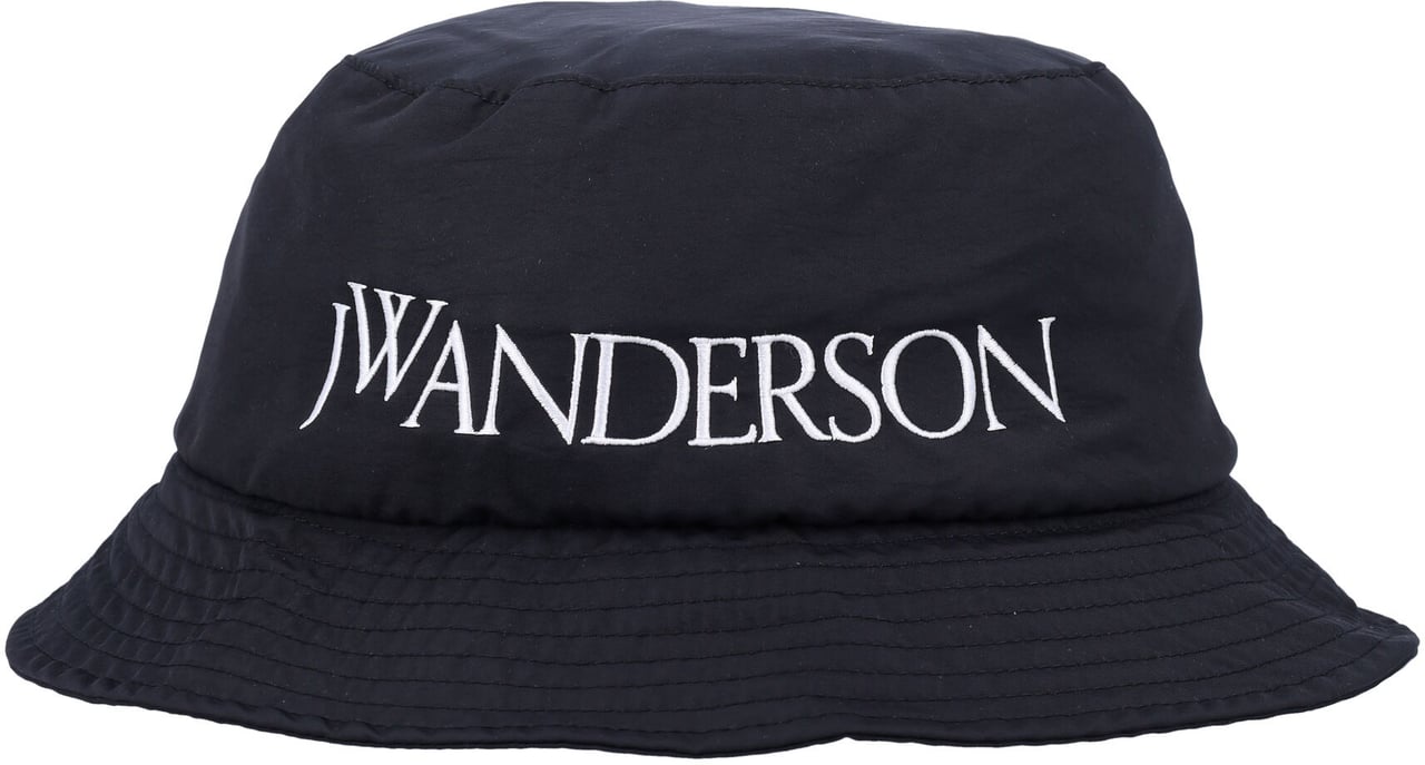 J.W. Anderson Logo Bucket Hat Nero Zwart