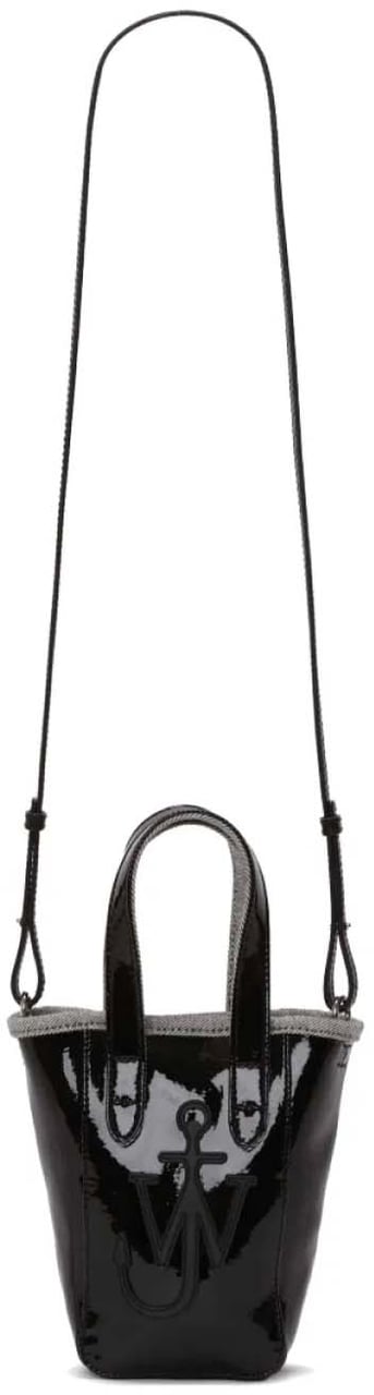 J.W. Anderson Belt Anchor Logo Mini Tote Bag Zwart