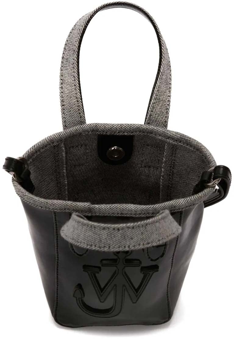 J.W. Anderson Belt Anchor Logo Mini Tote Bag Zwart