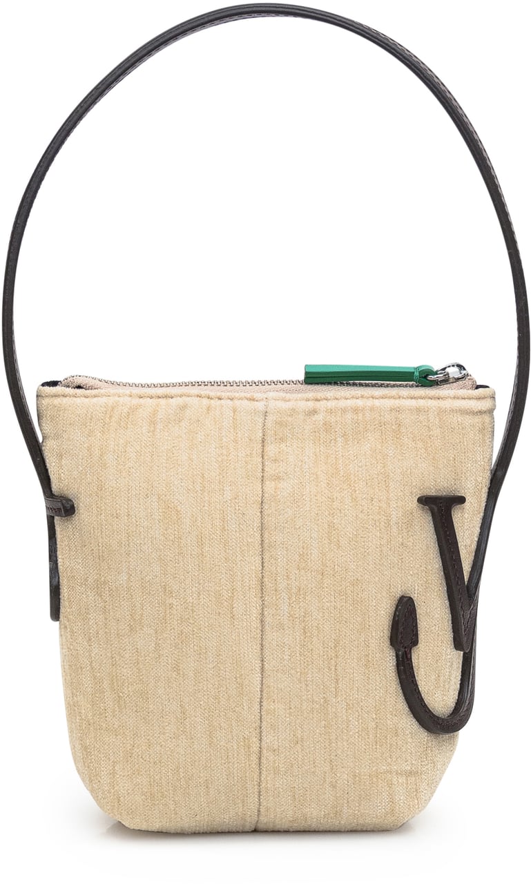 J.W. Anderson Borsa Mini Anchor Hobo Beige
