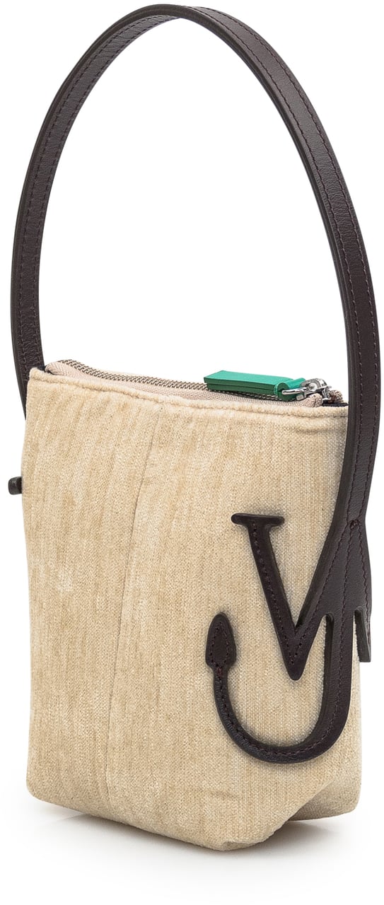 J.W. Anderson Borsa Mini Anchor Hobo Beige