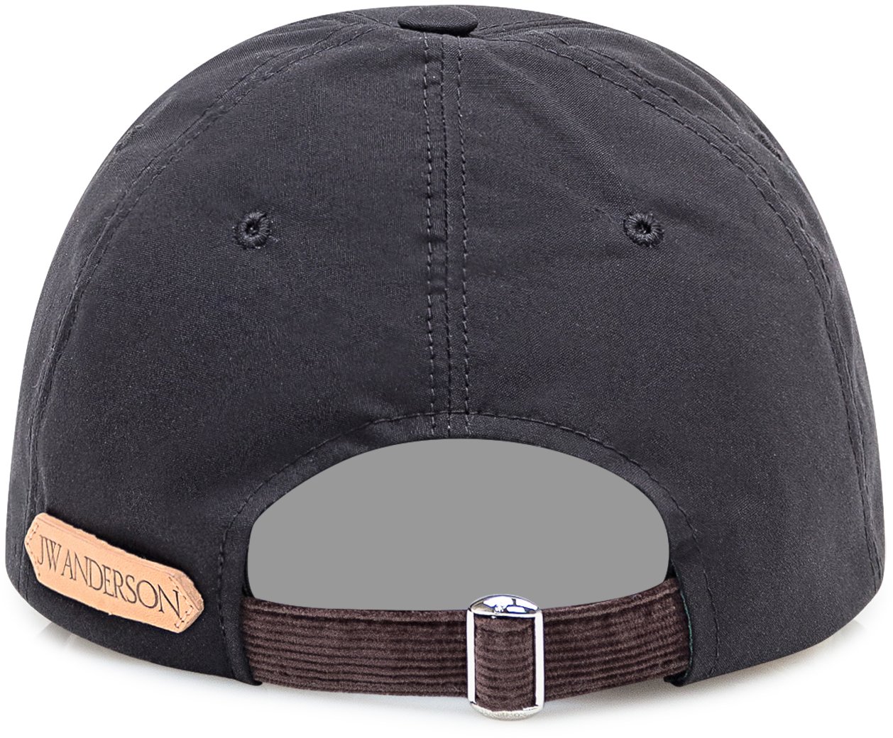 J.W. Anderson Cappellino con Logo Ricamato Donkergrijs