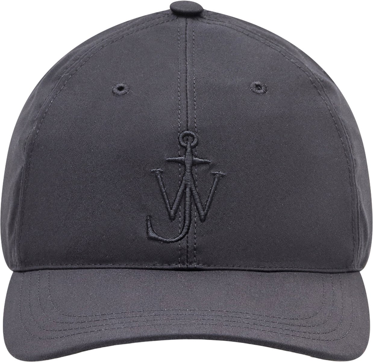 J.W. Anderson Cappellino con Logo Ricamato Donkergrijs