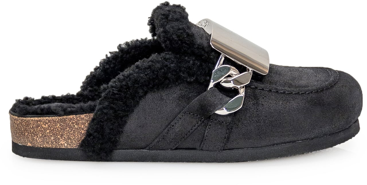 J.W. Anderson Mules Shearling Zwart