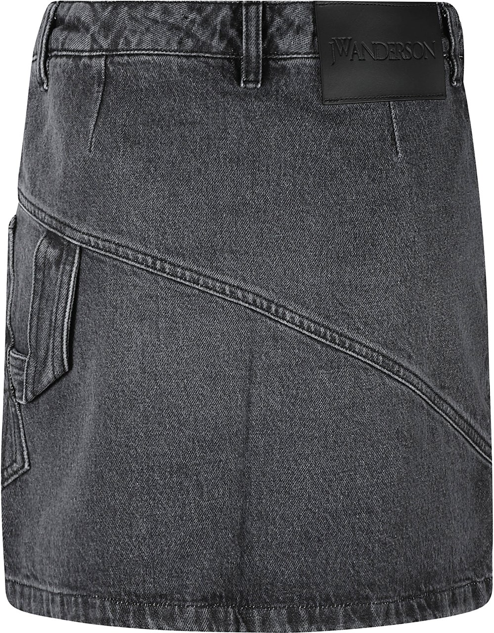 J.W. Anderson Twisted Mini Skirt Grey Grijs