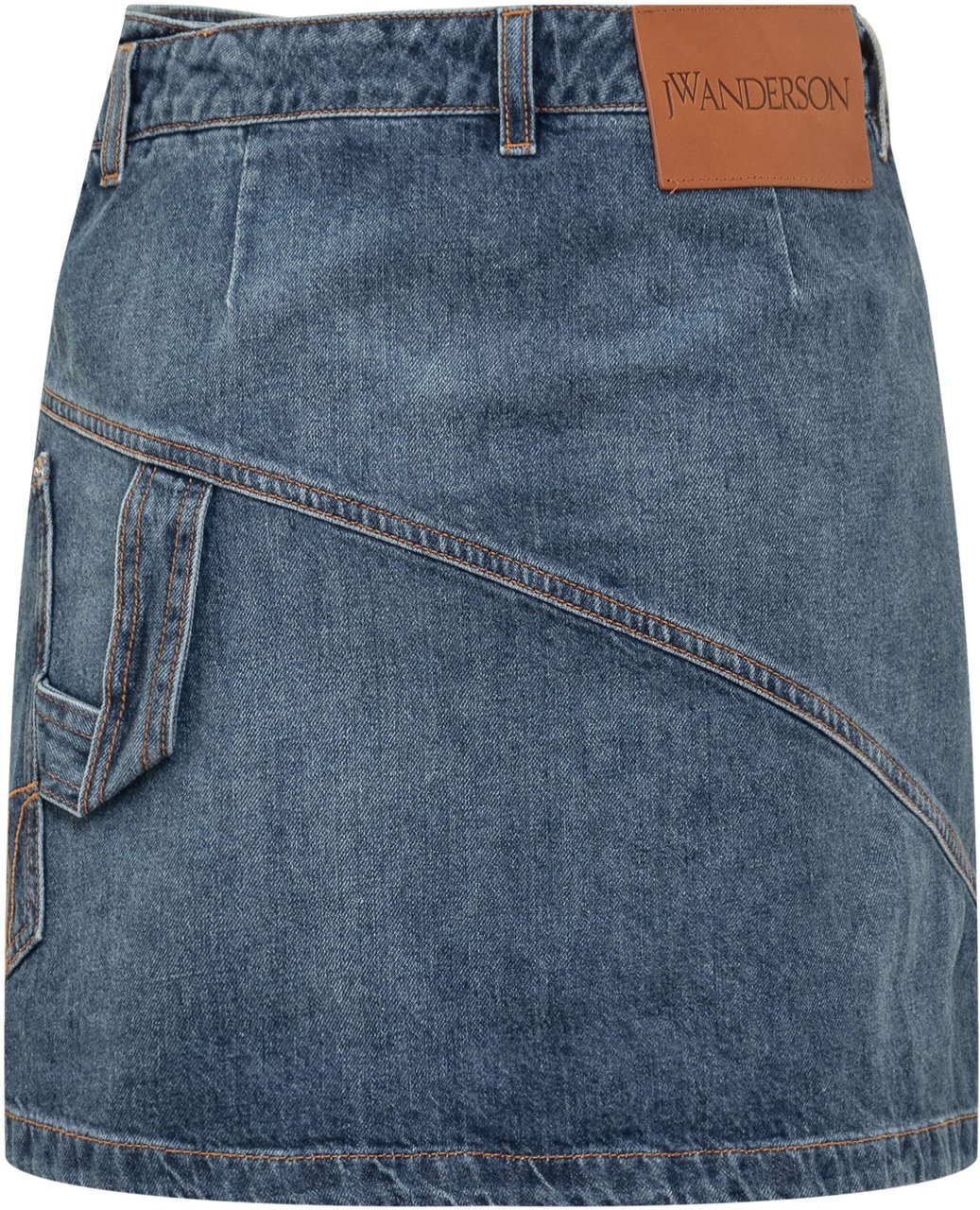 J.W. Anderson Mini Gonna Twisted Blauw