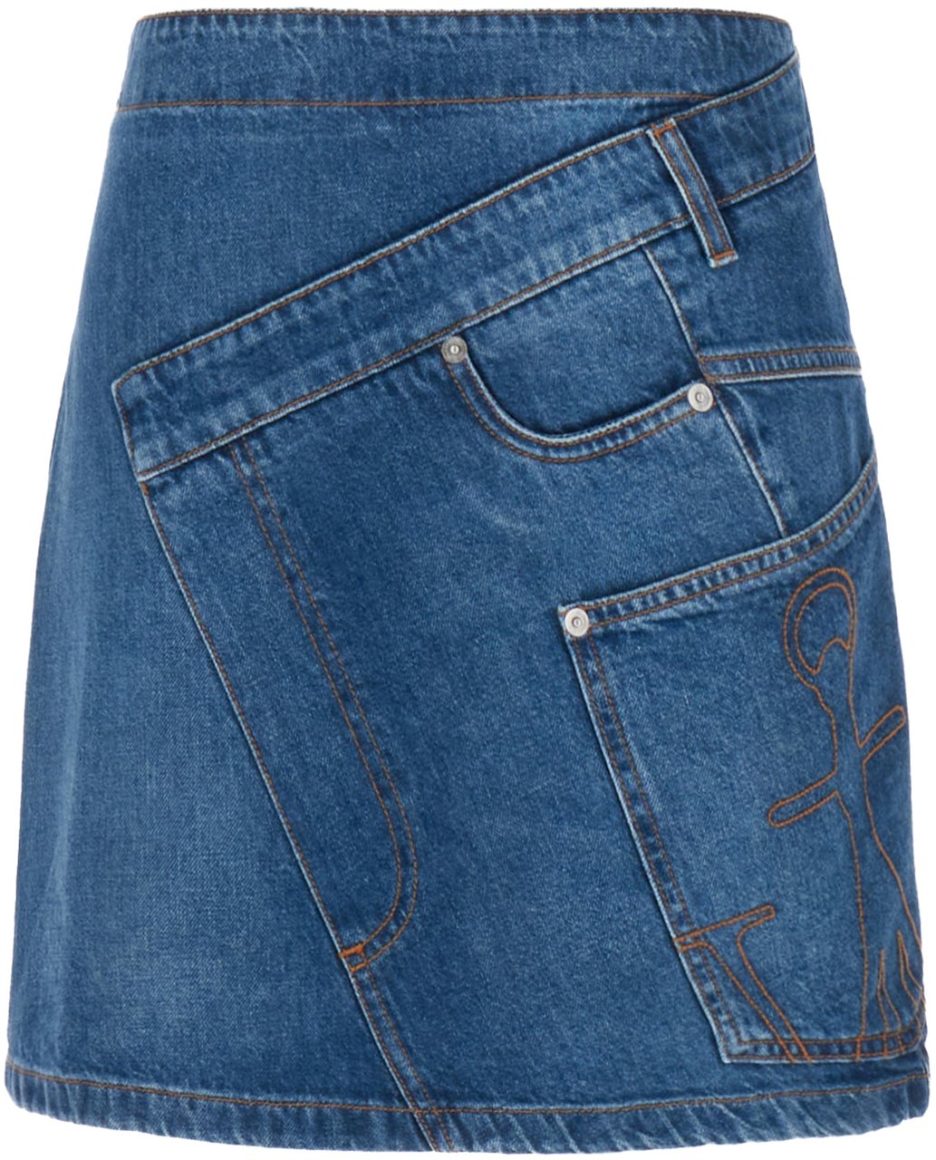 J.W. Anderson J.W. Anderson Denim mini skirt Blauw