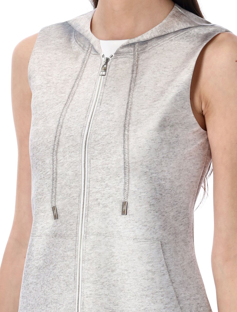 J.W. Anderson Hoodie Printed Dress Grigio Grijs