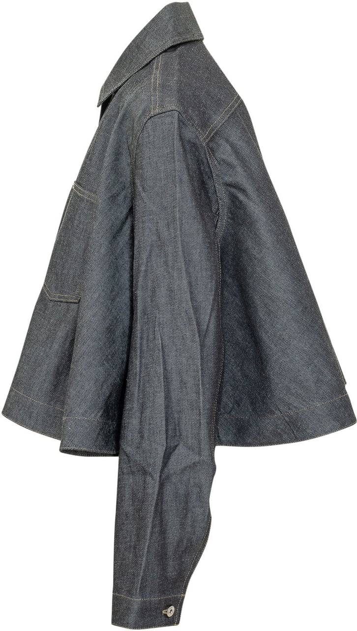 J.W. Anderson Camicia con Fondo Svasato Blauw